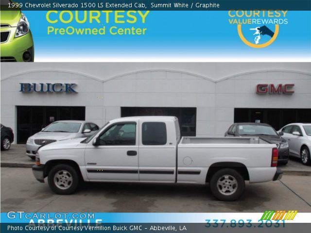 1999 Chevrolet Silverado 1500 LS Extended Cab in Summit White