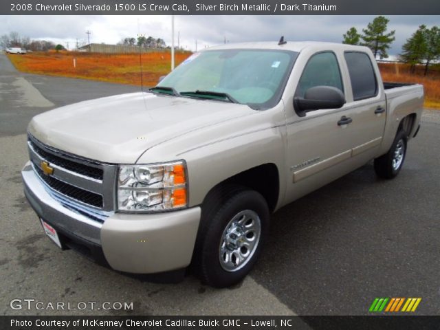 2008 Chevrolet Silverado 1500 LS Crew Cab in Silver Birch Metallic