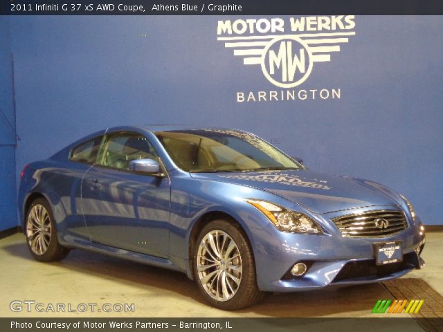 2011 Infiniti G 37 xS AWD Coupe in Athens Blue