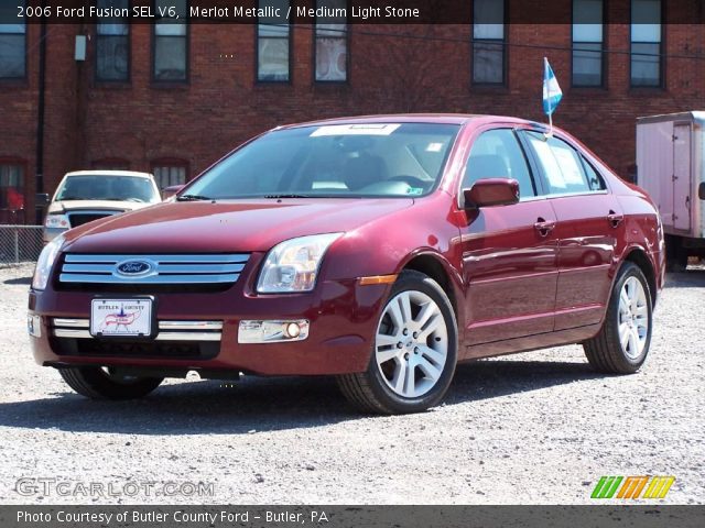 2006 Ford Fusion SEL V6 in Merlot Metallic