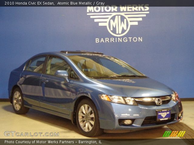 2010 Honda Civic EX Sedan in Atomic Blue Metallic