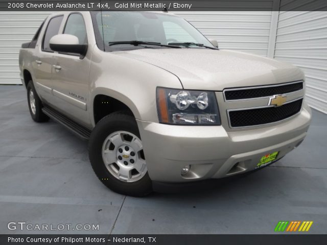 2008 Chevrolet Avalanche LT 4x4 in Gold Mist Metallic