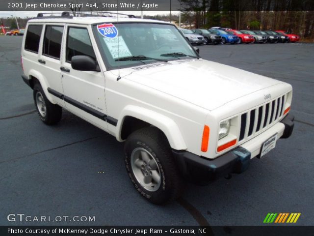 2001 Jeep Cherokee Sport 4x4 in Stone White