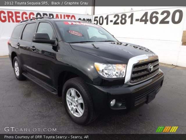 2012 Toyota Sequoia SR5 in Black