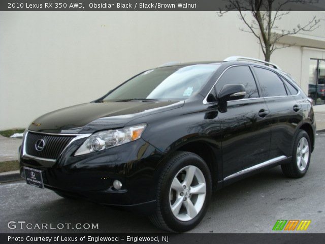 2010 Lexus RX 350 AWD in Obsidian Black