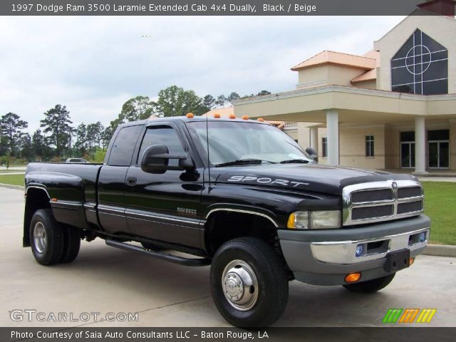 1997 Dodge Ram 3500 Laramie Extended Cab 4x4 Dually in Black