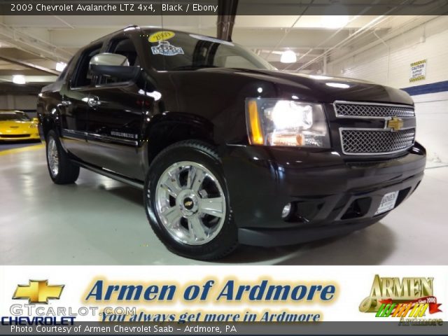 2009 Chevrolet Avalanche LTZ 4x4 in Black