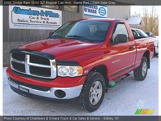 2005 Dodge Ram 1500 SLT Regular Cab 4x4 in Flame Red