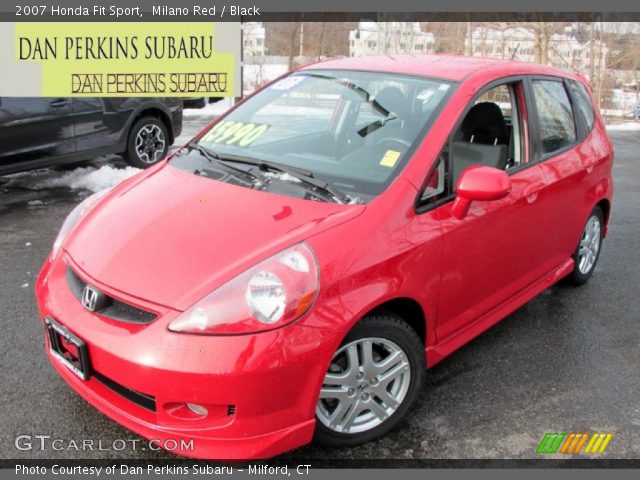 2007 Honda Fit Sport in Milano Red