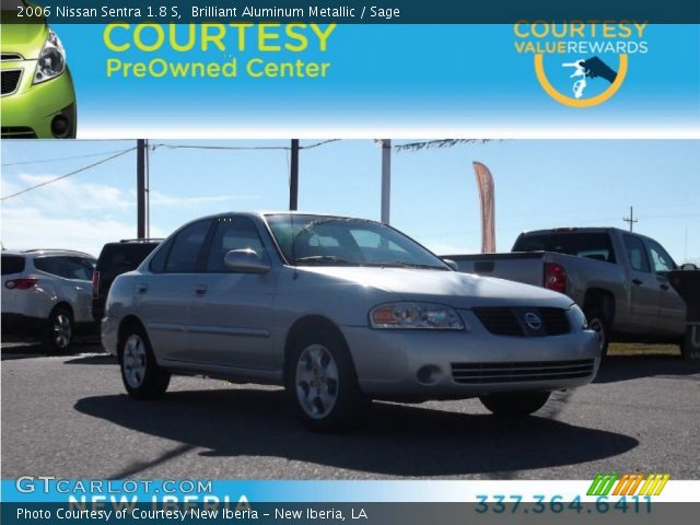 2006 Nissan Sentra 1.8 S in Brilliant Aluminum Metallic