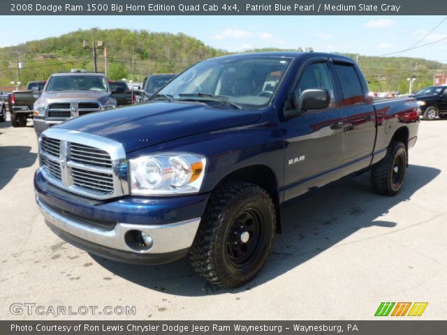 2008 Dodge Ram 1500 Big Horn Edition Quad Cab 4x4 in Patriot Blue Pearl