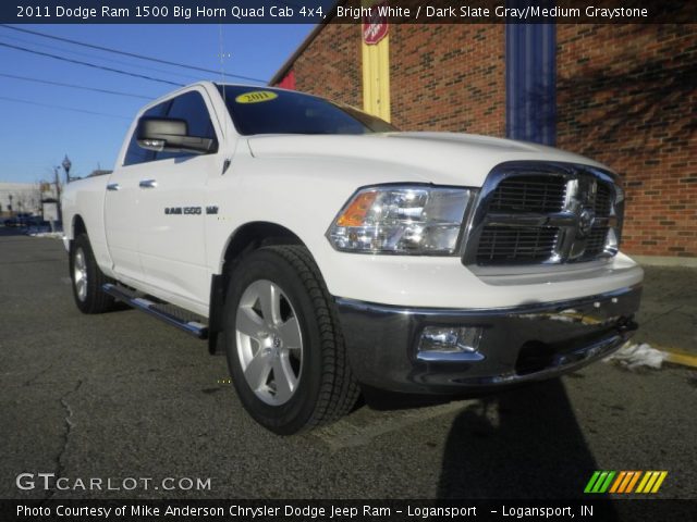 2011 Dodge Ram 1500 Big Horn Quad Cab 4x4 in Bright White