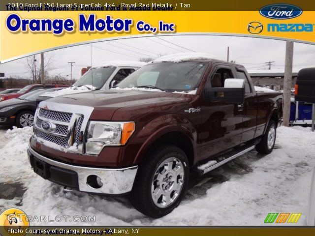 2010 Ford F150 Lariat SuperCab 4x4 in Royal Red Metallic