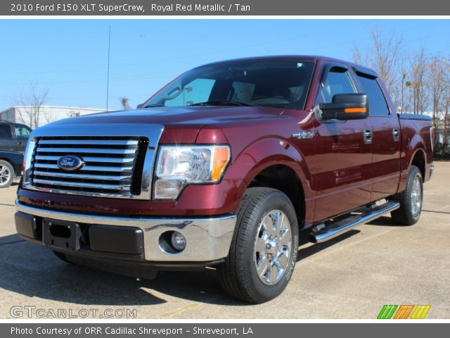 2010 Ford F150 XLT SuperCrew in Royal Red Metallic