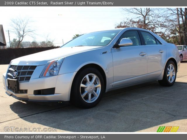 2009 Cadillac CTS Sedan in Radiant Silver