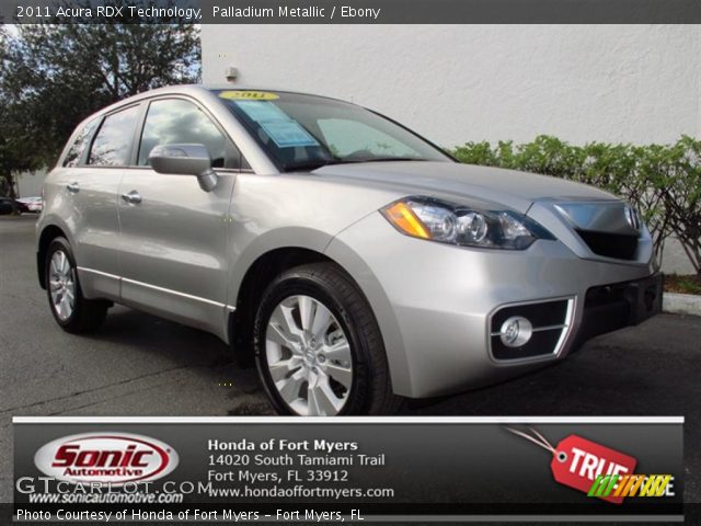 2011 Acura RDX Technology in Palladium Metallic