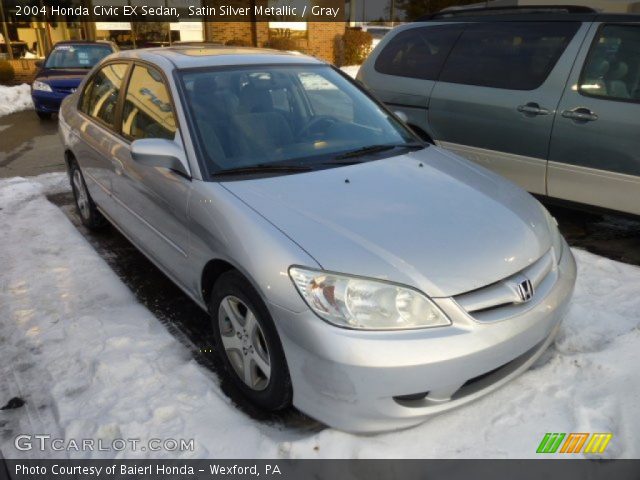 2004 Honda Civic EX Sedan in Satin Silver Metallic