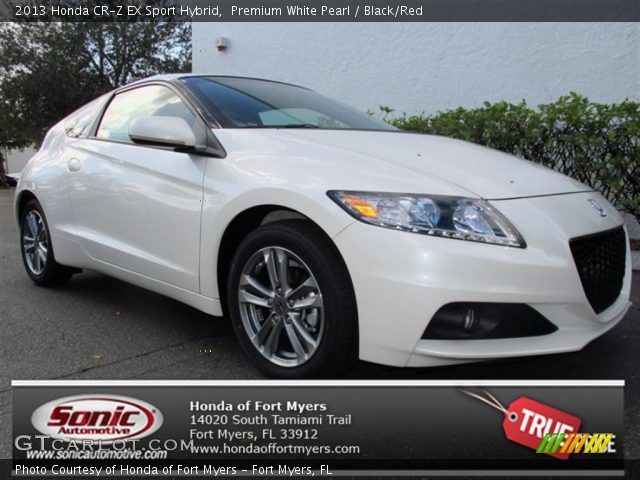 2013 Honda CR-Z EX Sport Hybrid in Premium White Pearl