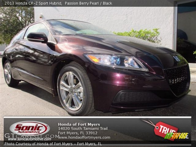 2013 Honda CR-Z Sport Hybrid in Passion Berry Pearl