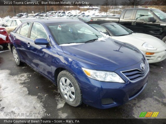 2010 Toyota Camry LE in Blue Ribbon Metallic