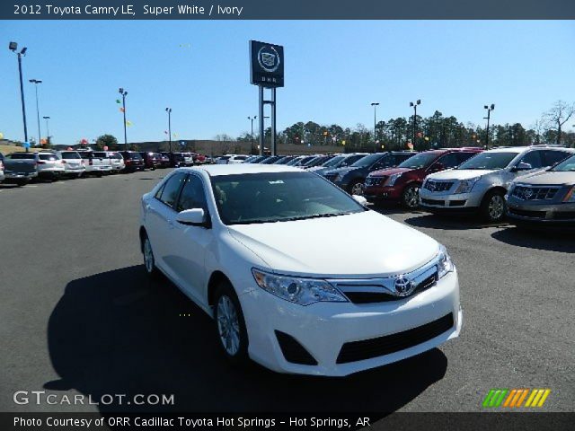 2012 Toyota Camry LE in Super White