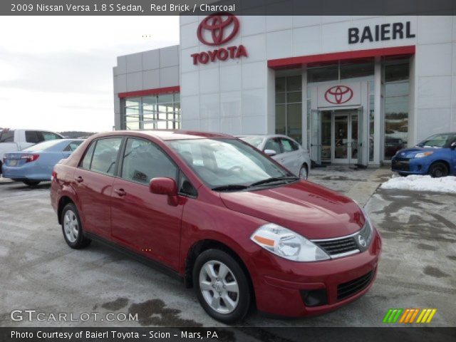 2009 Nissan Versa 1.8 S Sedan in Red Brick