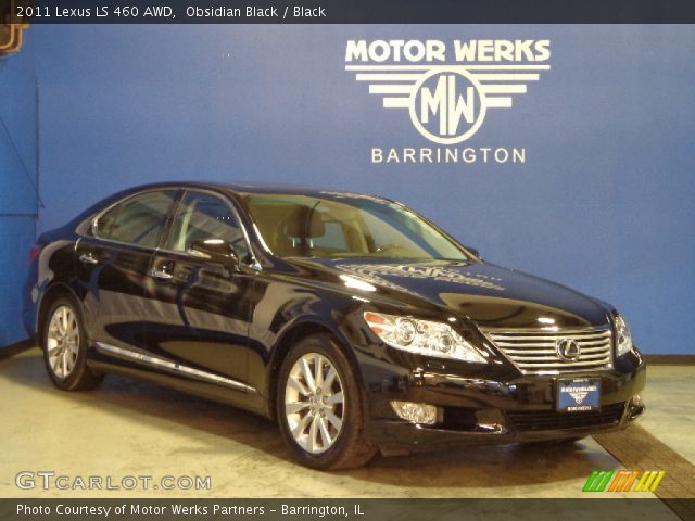 2011 Lexus LS 460 AWD in Obsidian Black