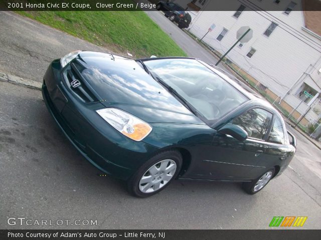 2001 Honda Civic EX Coupe in Clover Green
