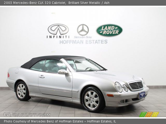 2003 Mercedes-Benz CLK 320 Cabriolet in Brilliant Silver Metallic