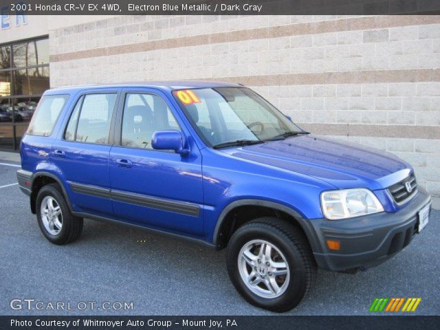 2001 Honda CR-V EX 4WD in Electron Blue Metallic