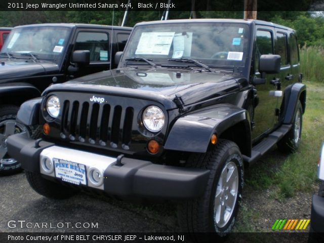 2011 Jeep Wrangler Unlimited Sahara 4x4 in Black