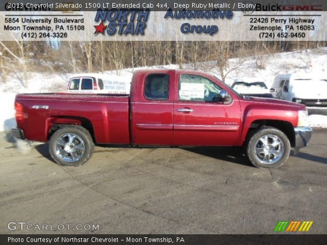 2013 Chevrolet Silverado 1500 LT Extended Cab 4x4 in Deep Ruby Metallic