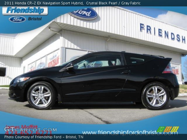 2011 Honda CR-Z EX Navigation Sport Hybrid in Crystal Black Pearl