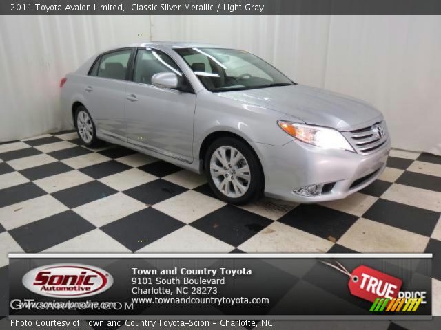 2011 Toyota Avalon Limited in Classic Silver Metallic