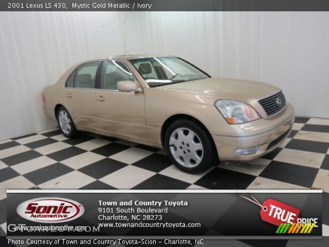 2001 Lexus LS 430 in Mystic Gold Metallic