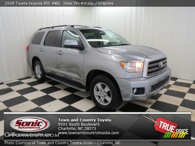 2008 Toyota Sequoia SR5 4WD in Silver Sky Metallic