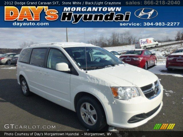 2012 Dodge Grand Caravan SXT in Stone White