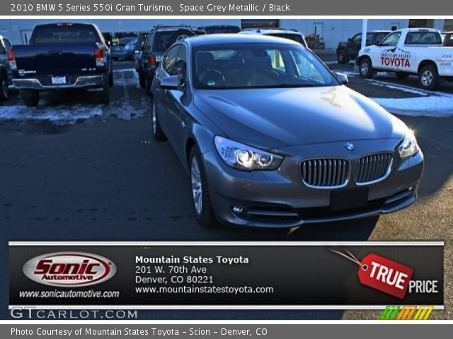 2010 BMW 5 Series 550i Gran Turismo in Space Grey Metallic