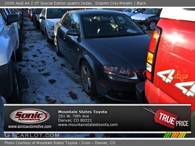 2008 Audi A4 2.0T Special Edition quattro Sedan in Dolphin Grey Metallic