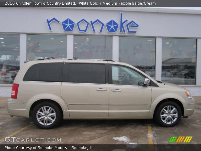 2010 Chrysler Town & Country Limited in White Gold