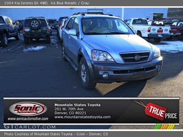 2004 Kia Sorento EX 4WD in Ice Blue Metallic