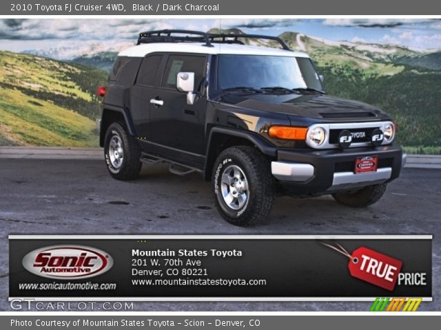 2010 Toyota FJ Cruiser 4WD in Black
