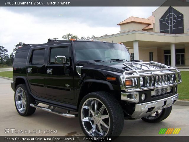 2003 Hummer H2 SUV in Black