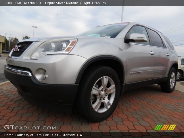 2008 GMC Acadia SLT in Liquid Silver Metallic