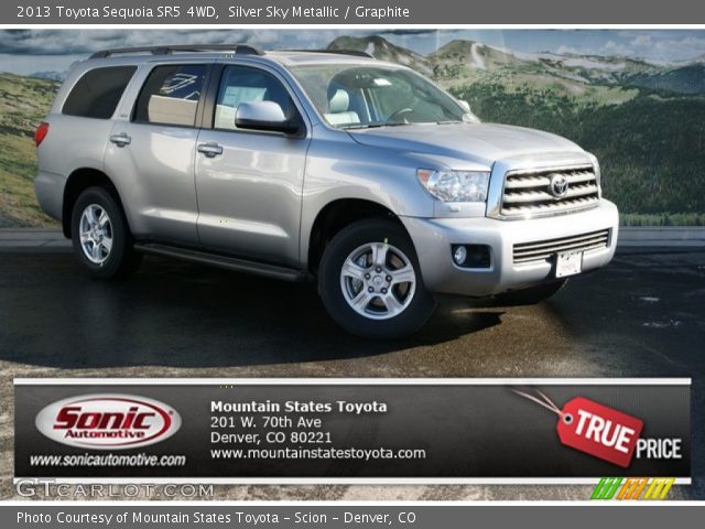 2013 Toyota Sequoia SR5 4WD in Silver Sky Metallic