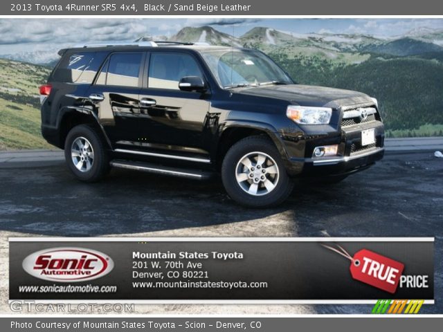 2013 Toyota 4Runner SR5 4x4 in Black