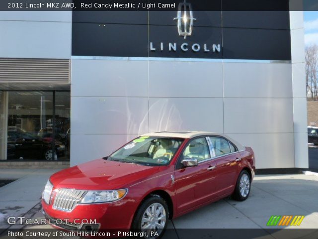 2012 Lincoln MKZ AWD in Red Candy Metallic