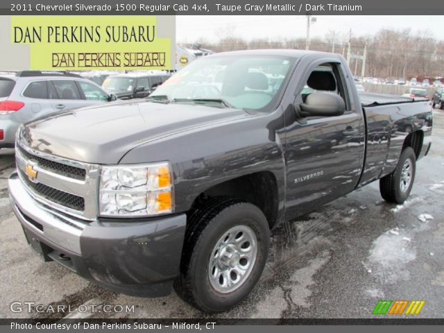 2011 Chevrolet Silverado 1500 Regular Cab 4x4 in Taupe Gray Metallic