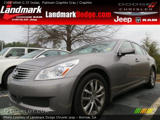2008 Infiniti G 35 Sedan in Platinum Graphite Gray
