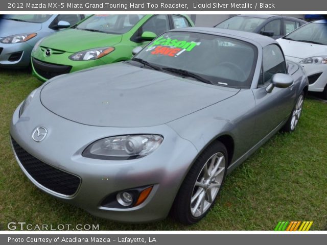 2012 Mazda MX-5 Miata Grand Touring Hard Top Roadster in Liquid Silver Metallic